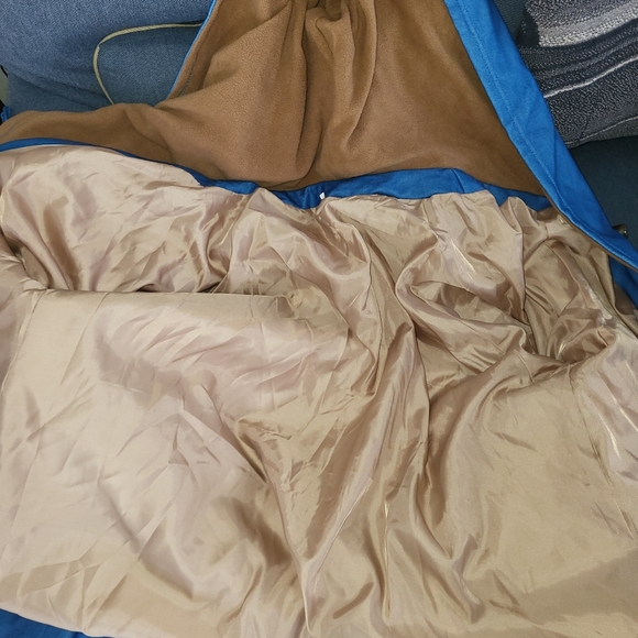 Blue Navajo Style Oversized Jacket - Picture 9 of 12